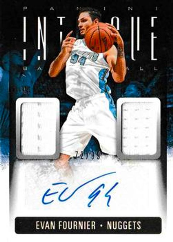 2013 Intrigue #27 Dual Jersey Autographs /99