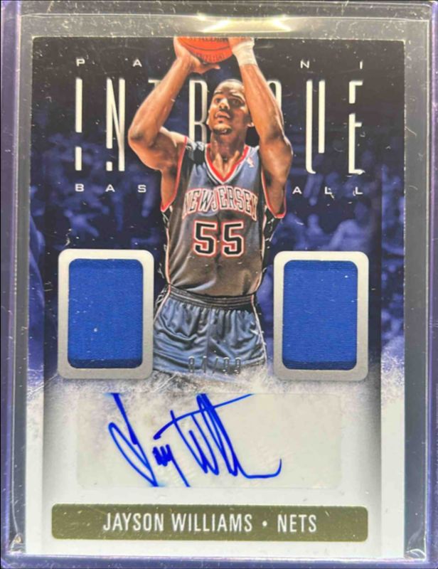 2013 Intrigue #34 Dual Jersey Autographs /99