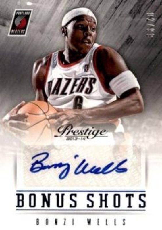2013 Prestige #23 Bonus Shots Autographs - Blue /99