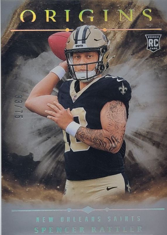 Spencer Rattler 2024 Origins #114 Silver /75 Rookie RAW