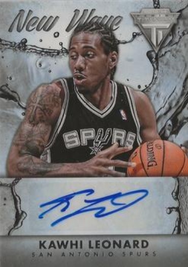 Kawhi Leonard 2013 Titanium #14 New Wave Signatures Price Guide