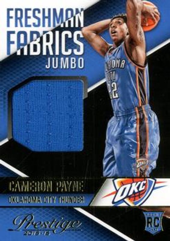 2015 Prestige #FFJ-CP Freshman Fabrics Jumbo