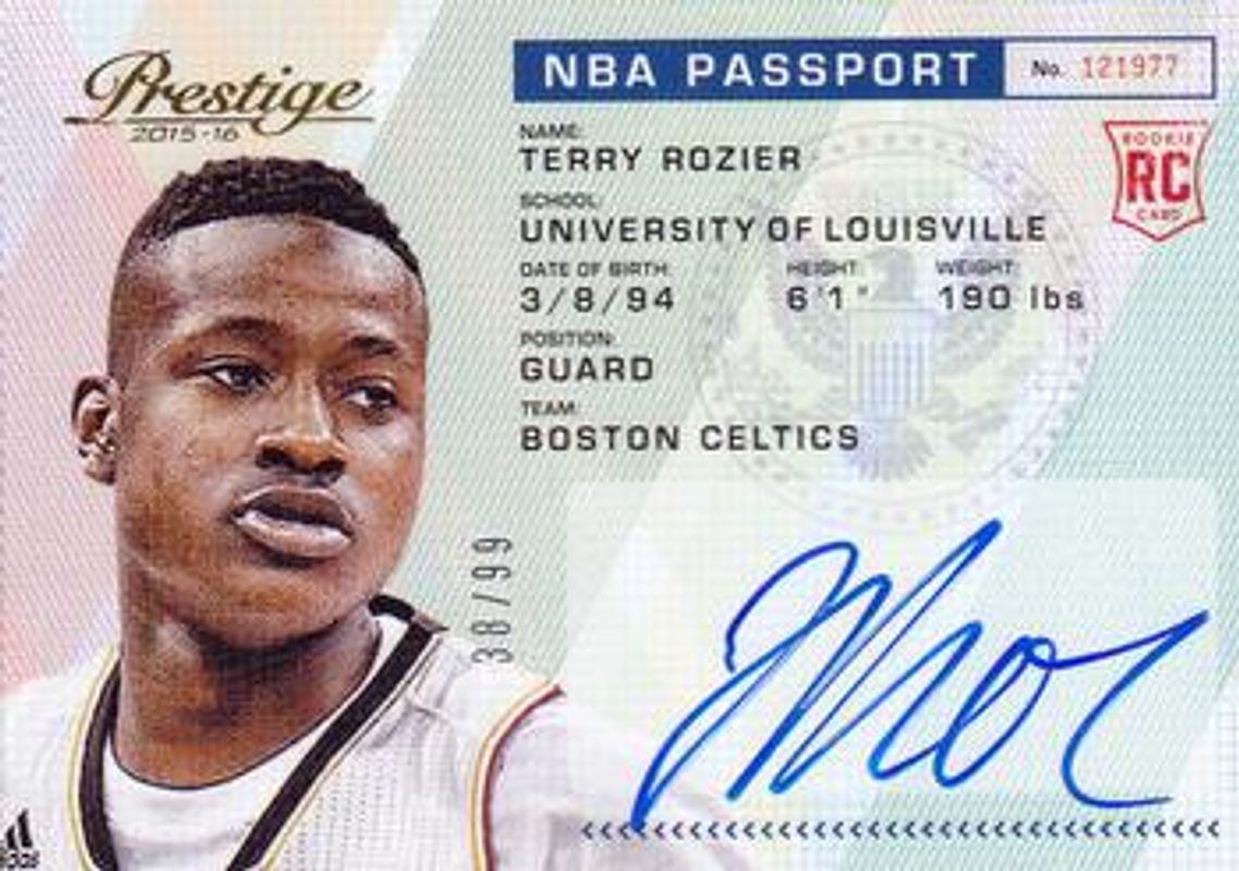 2015 Prestige #PAS-TR NBA Passport /99