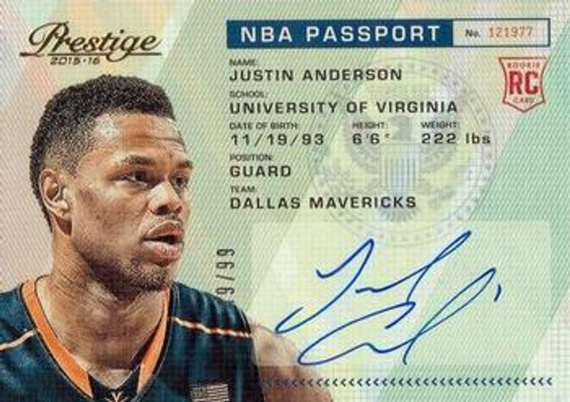 2015 Prestige #PAS-JA NBA Passport /99