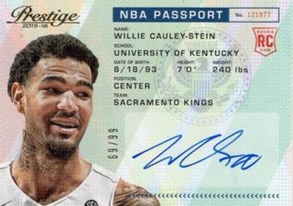 2015 Prestige #PAS-WCS NBA Passport /99