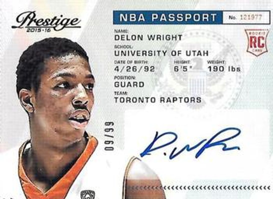 2015 Prestige #PAS-DW NBA Passport /99