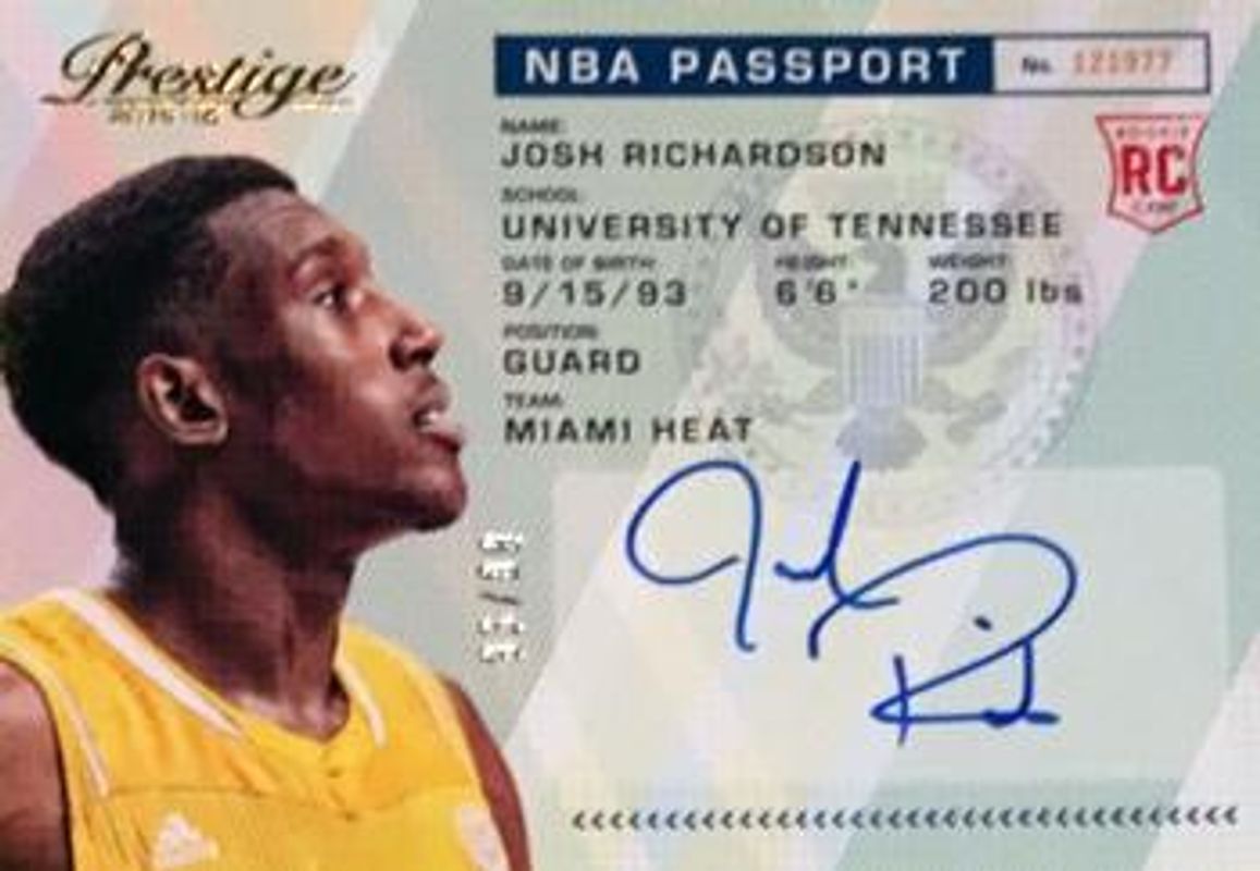 2015 Prestige #PAS-JRN NBA Passport /99