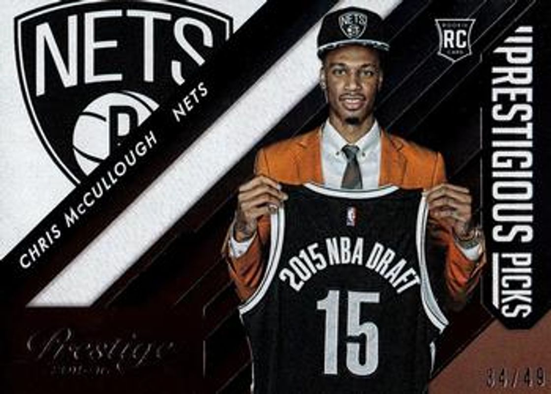 2015 Prestige #1 Prestigious Picks - Bronze /49