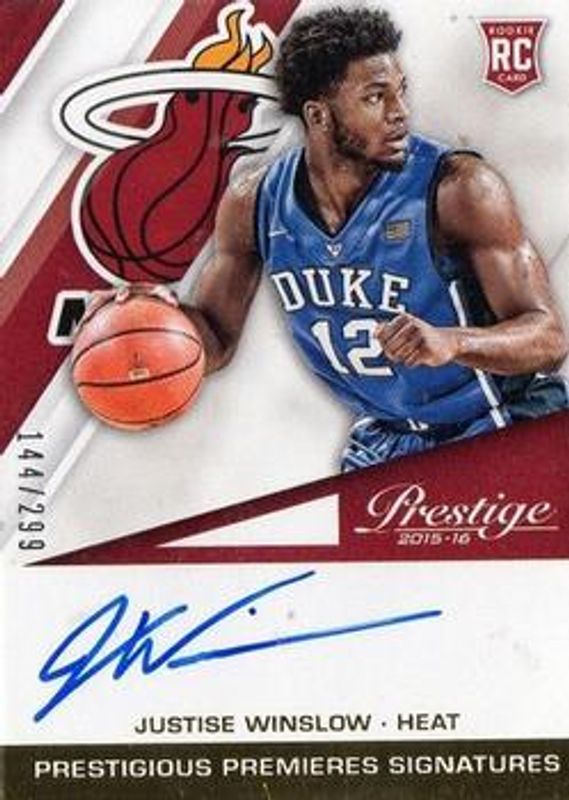 2015 Prestige #PPS-JW Prestigious Premieres Signatures /299