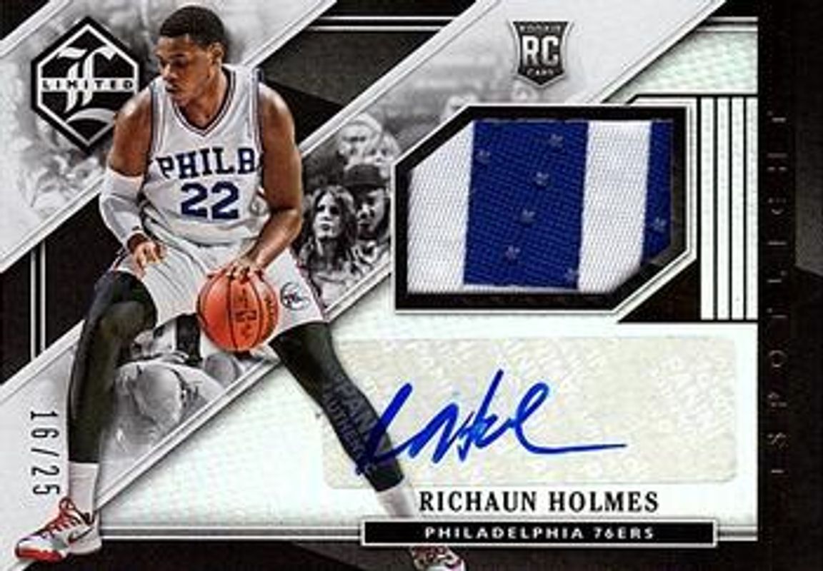 2015 Limited #RJA-RH Rookie Jersey Autographs - Gold Spotlight /25