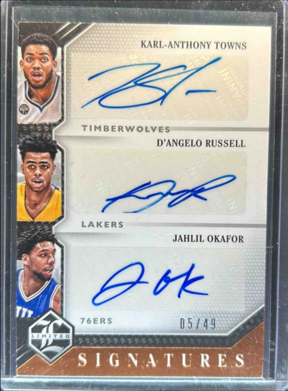 2015 Limited #LT-TOP3 Limited Trios Signatures /49