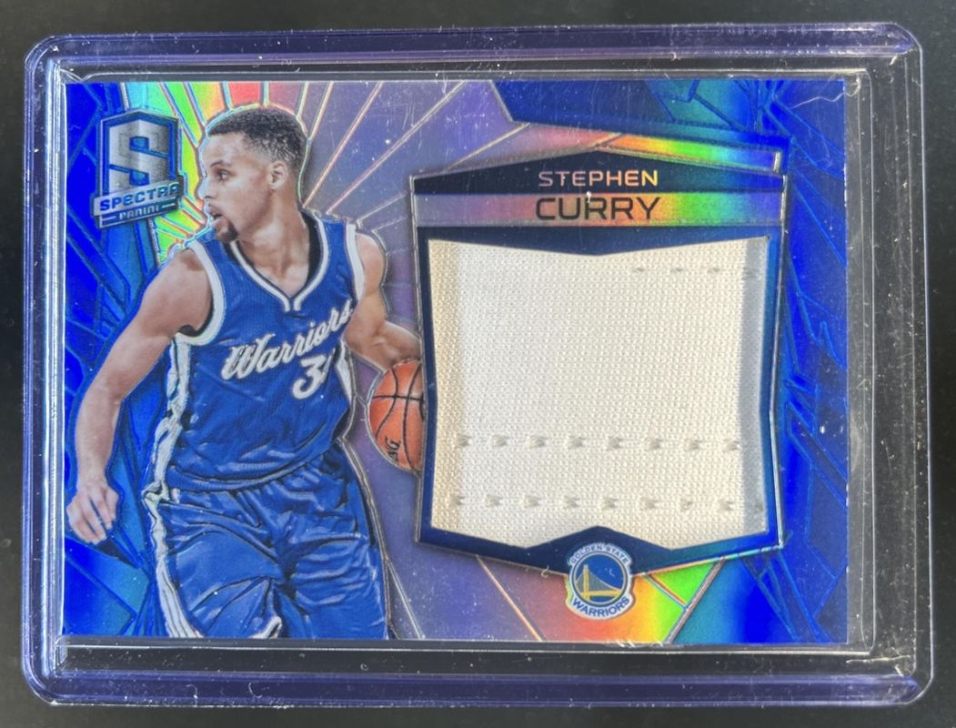 Stephen Curry 2015 Spectra #45 Materials /49 Price Guide - Sports