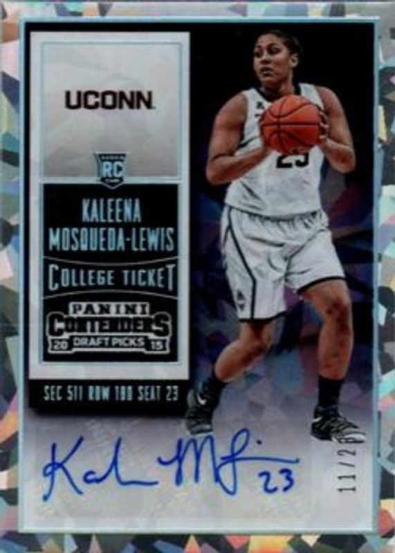 2015 Contenders Draft Picks #187 Season Ticket Cracked Ice /23