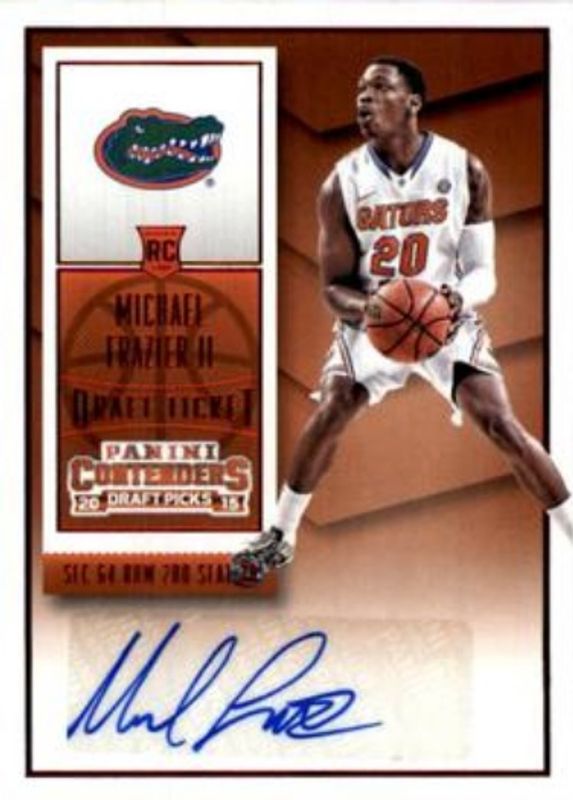 2015 Contenders Draft Picks #128 College Draft Ticket Autographs - Red Foil