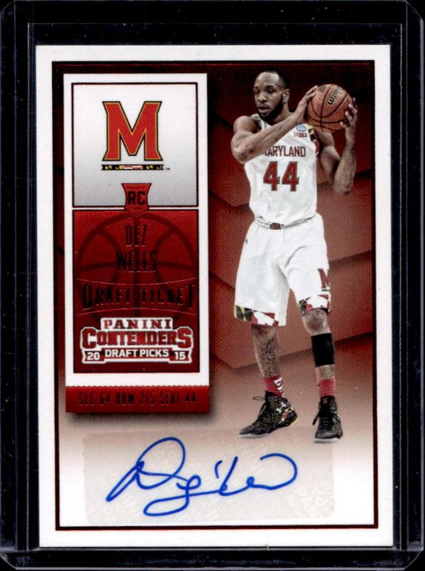 2015 Contenders Draft Picks #191 College Draft Ticket Autographs - Red Foil