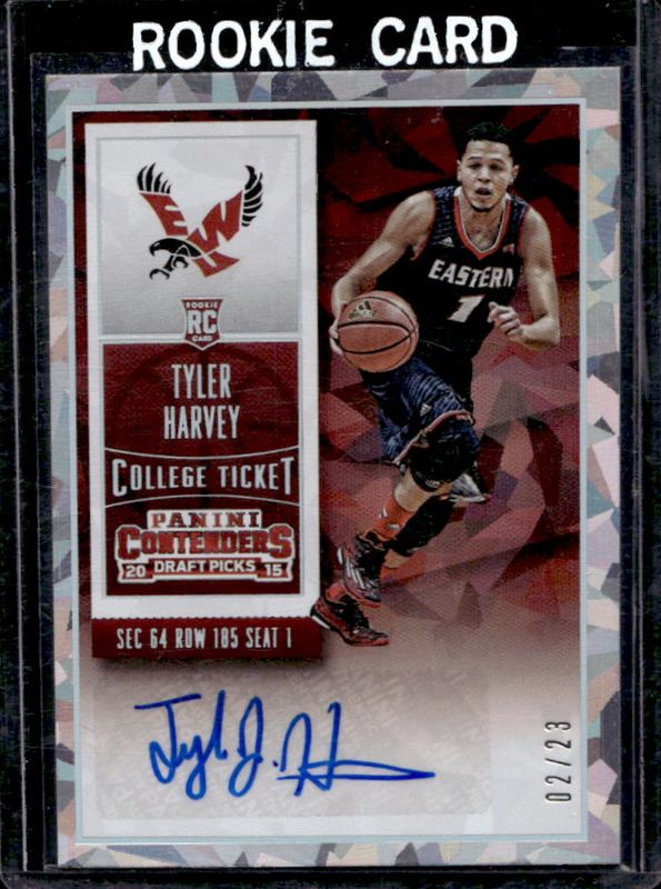 2015 Contenders Draft Picks #147a Season Ticket Cracked Ice /23