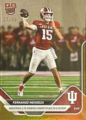 2025 Bowman U Now #17 Gold Foil /50