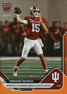 2025 Bowman U Now #17 Orange Foil /25