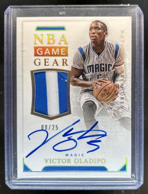 2015 National Treasures #GG-VOD NBA Game Gear Autographs - Prime /25