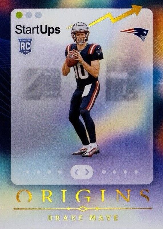 Drake Maye 2024 Origins #8 Start-Ups Rookie SGC 9.5