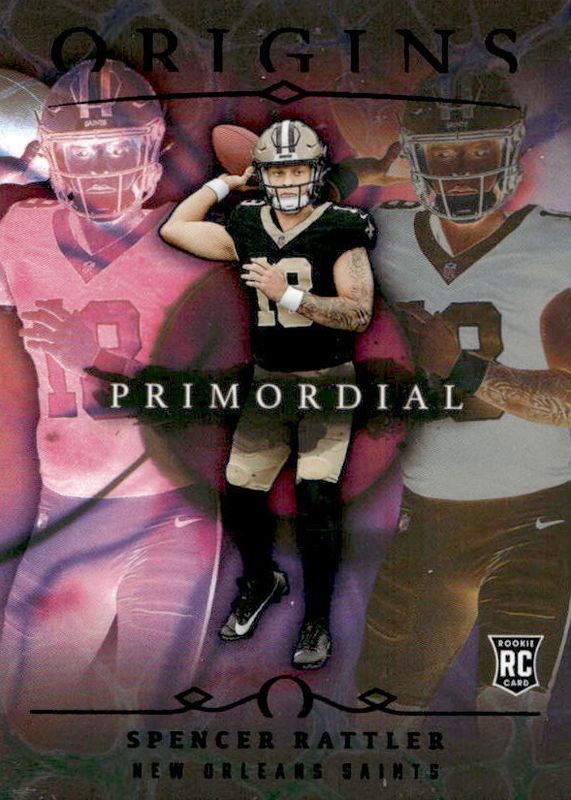 Spencer Rattler 2024 Origins #4 Primordial /(SSP) Rookie RAW