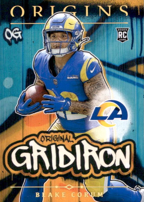 Blake Corum 2024 Origins #14 Original Gridiron Rookie RAW