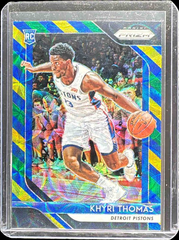 2018 Prizm #122 Choice Blue Yellow Green