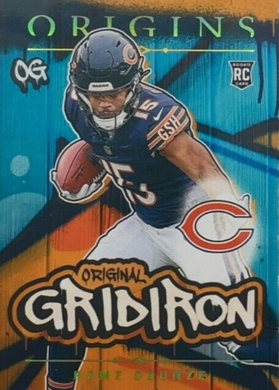 Rome Odunze 2024 Origins #2 Original Gridiron Rookie PSA 10