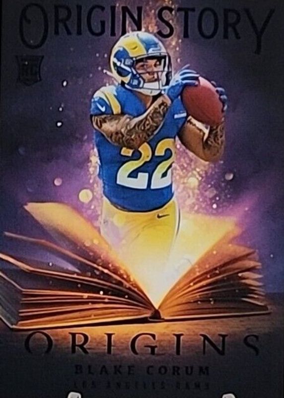 Blake Corum 2024 Origins #11 Origin Story /(SSP) Rookie RAW