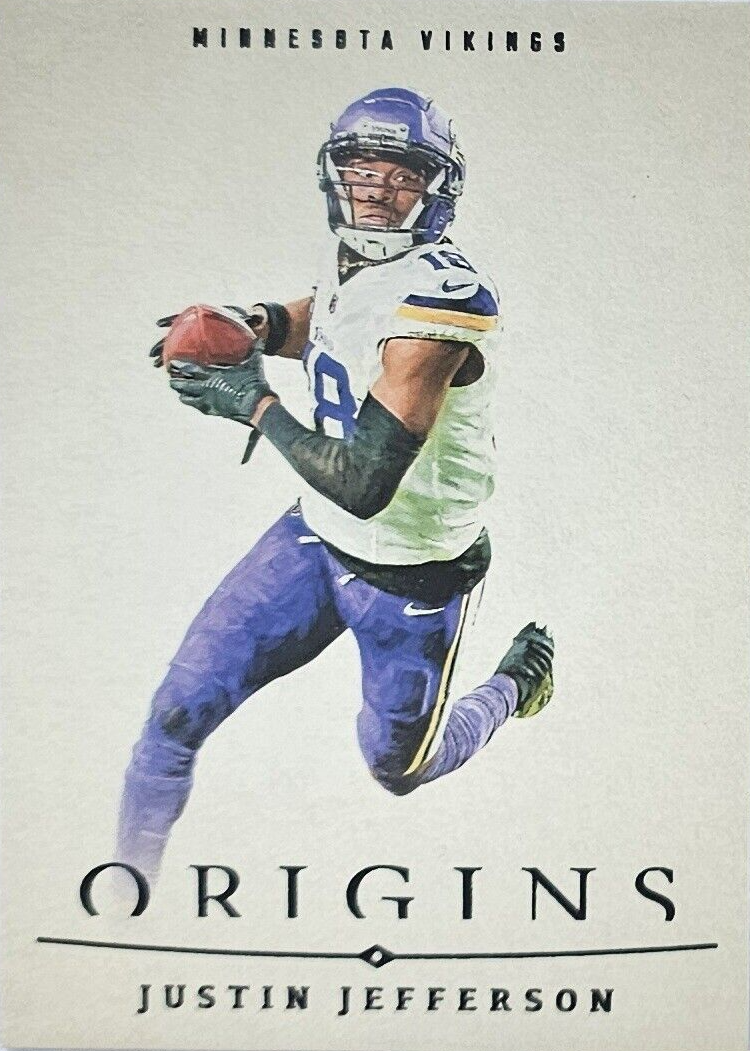 Justin Jefferson 2024 Origins #13 Blank Slate /(SSP) Price Guide