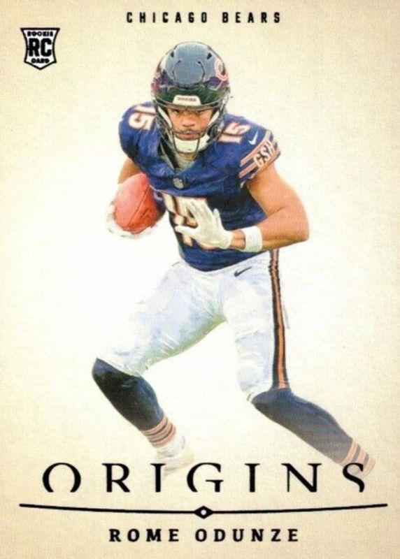 Rome Odunze 2024 Origins #14 Blank Slate /(SSP) Rookie RAW