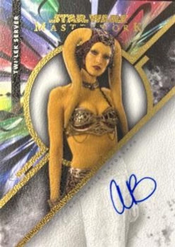 2022 Topps Star Wars Masterwork #MWA-ABA Autographs Canvas /25