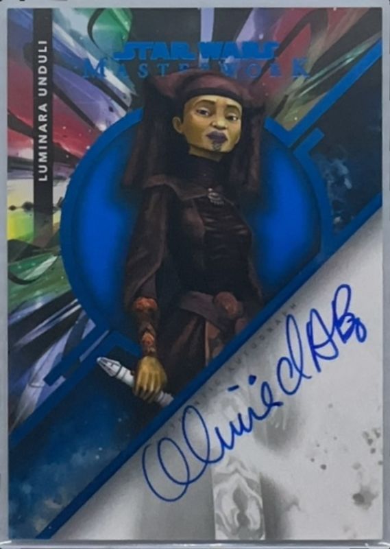 2022 Topps Star Wars Masterwork #MWA-OD Autographs Blue Foil /99
