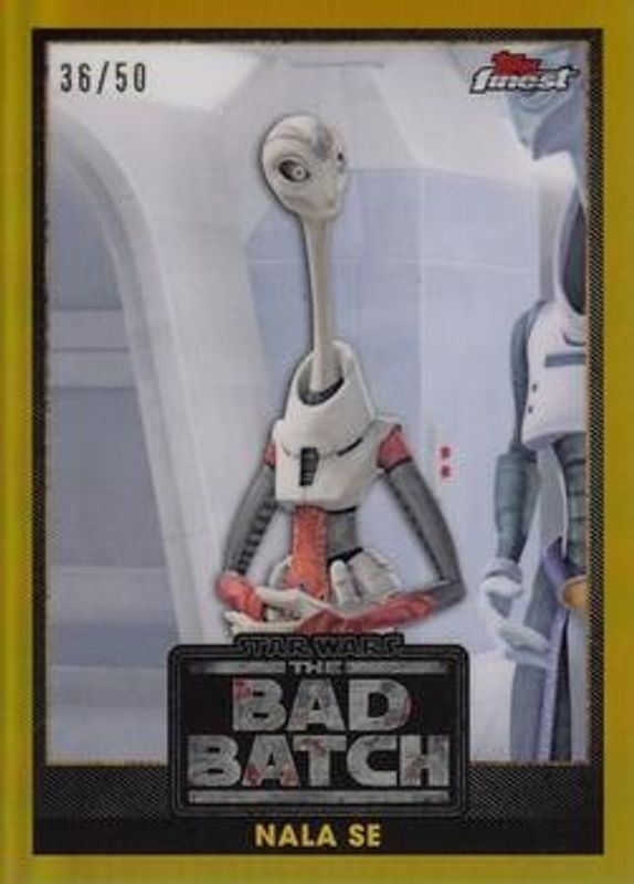 2022 Topps Star Wars Finest #BB-9 The Bad Batch Gold /50