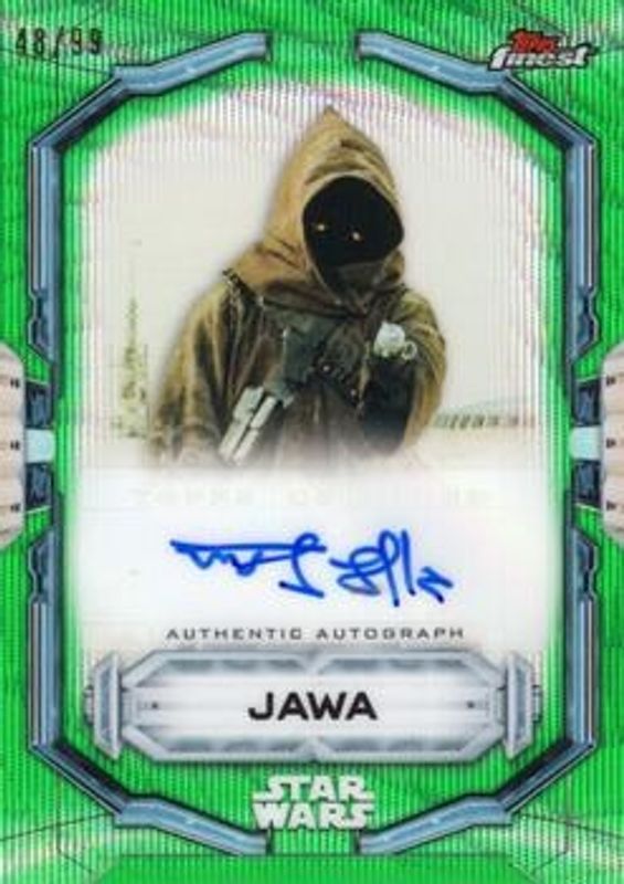 2022 Topps Star Wars Finest #FA-RG Finest Autographs Green /99