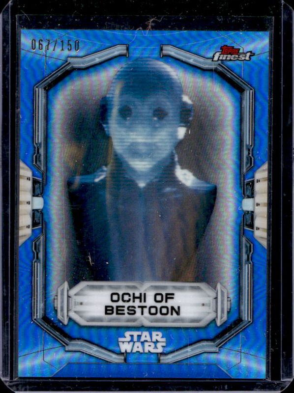 2022 Topps Star Wars Finest #68 Blue /150