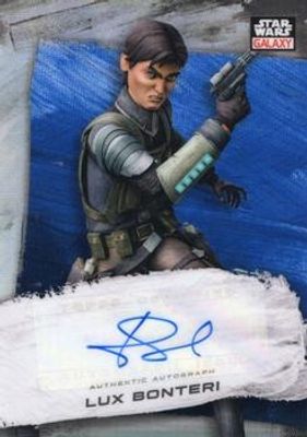2022 Topps Chrome Star Wars Galaxy #GA-JS Autographs Blue /150