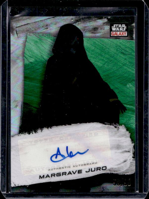 2022 Topps Chrome Star Wars Galaxy #GA-AK Autographs Green /99
