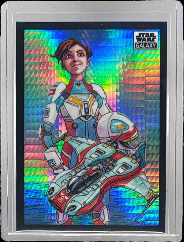 2022 Topps Chrome Star Wars Galaxy #97 Prism /75