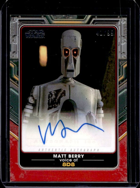 2022 Topps Star Wars The Book of Boba Fett #A-MB Autographs Red /99