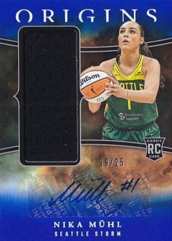 2024 Origins WNBA #JA-NKM Jersey Autographs - Blue /25