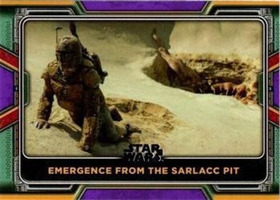 2022 Topps Star Wars The Book of Boba Fett #3 Purple