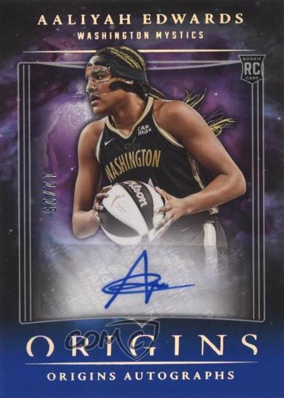 2024 Origins WNBA #OA-AEW Origins Autographs - Blue /25