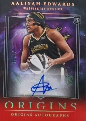 2024 Origins WNBA #OA-AEW Origins Autographs - Red /99
