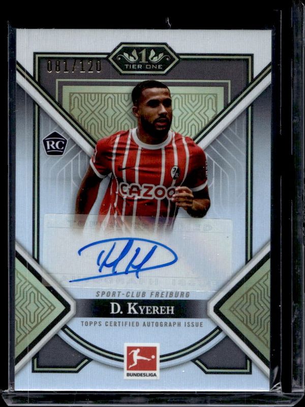 2022 Topps Tier One Bundesliga #YGA-DKK Young Gold Autographs /120