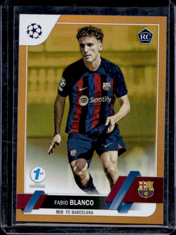 2022 Topps 1st Edition UEFA Club Competitions #172 Orange /25