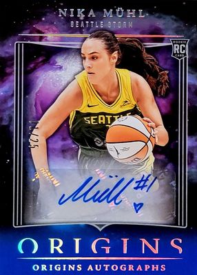 2024 Origins WNBA #OA-NKM Origins Autographs - Blue /25