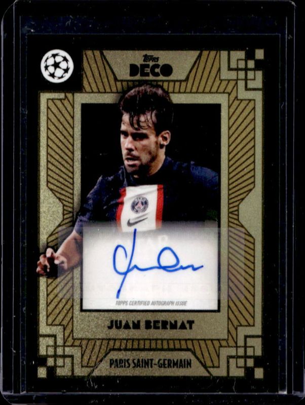 2022 Topps Deco UEFA Champions League & Europa League Current Stars Autographs