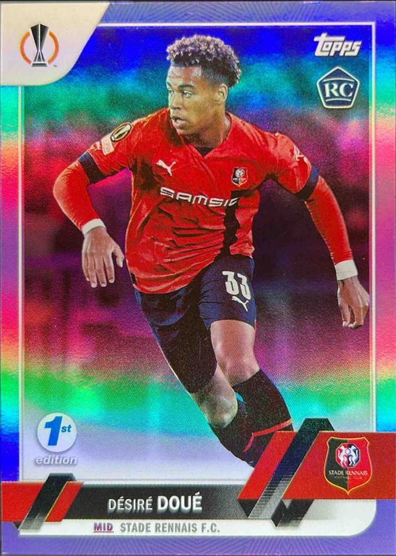 2022 Topps 1st Edition UEFA Club Competitions #48 Purple /30