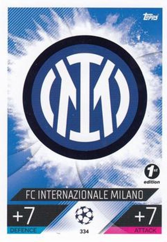2022 Topps Match Attax UEFA Champions League & UEFA Europa League #334 1st Edition